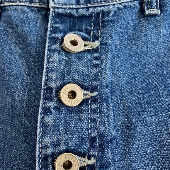 Express Bleus Mom Jeans Sz 11/12 - Picture 3 of 5